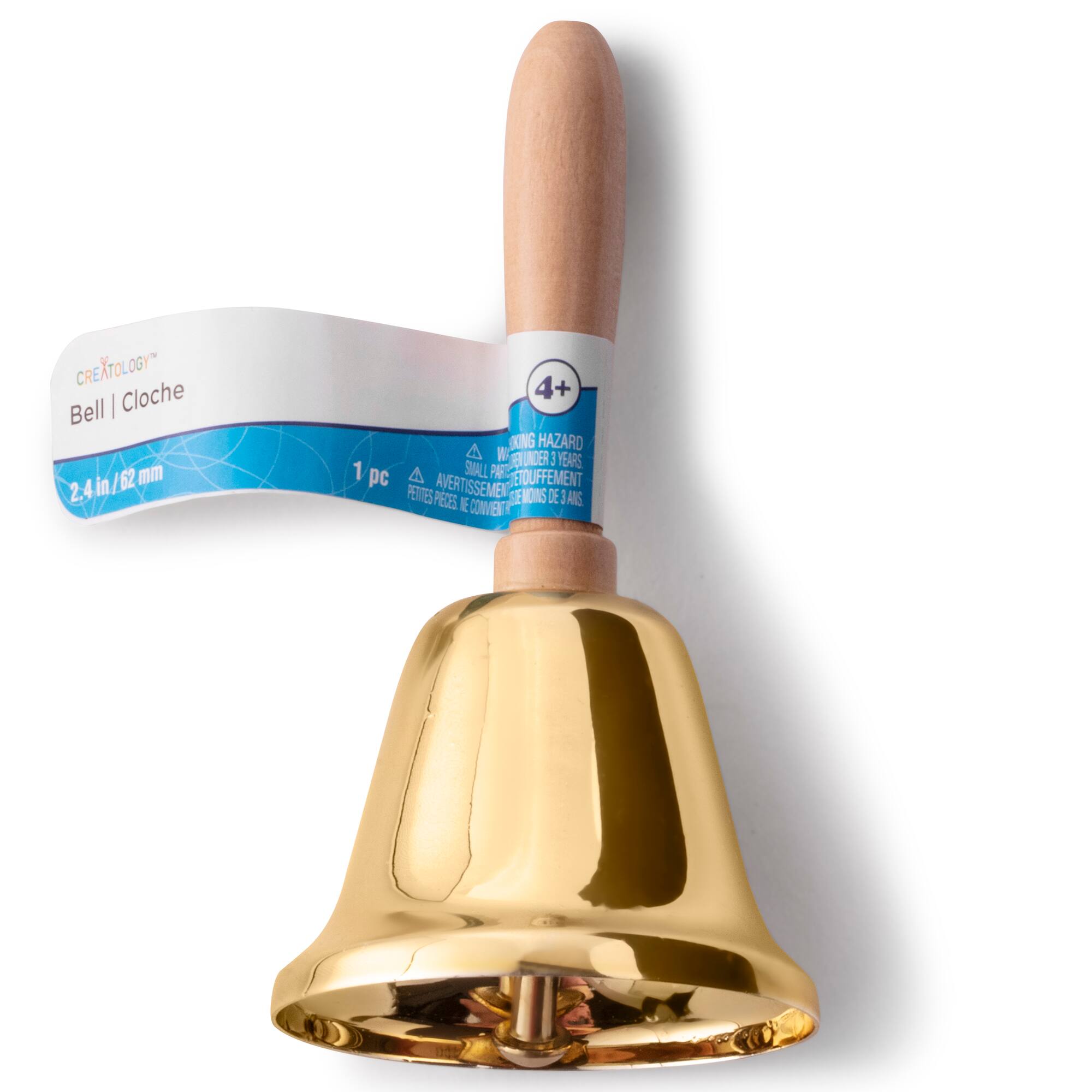 12 Pack: Gold Liberty Bell with Wooden Handle by Creatology™
